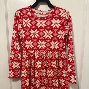 Hanna Andersson red & white holiday dress